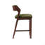 Tabouret de comptoir rembourré en bois Patricia-348330606