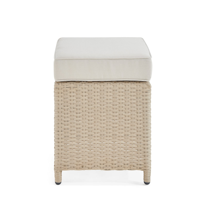 Upholstered Outdoor Ottoman