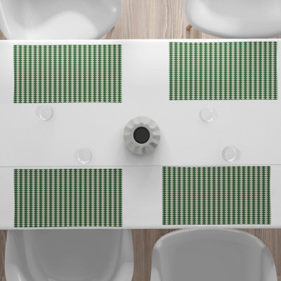 Polyester Geometric Rectangle Placemat