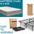 Ravenstein 12" Ultra Plush EuroTop Hybrid Mattress for Motion Isolation & Black 8" Box Spring-6893068