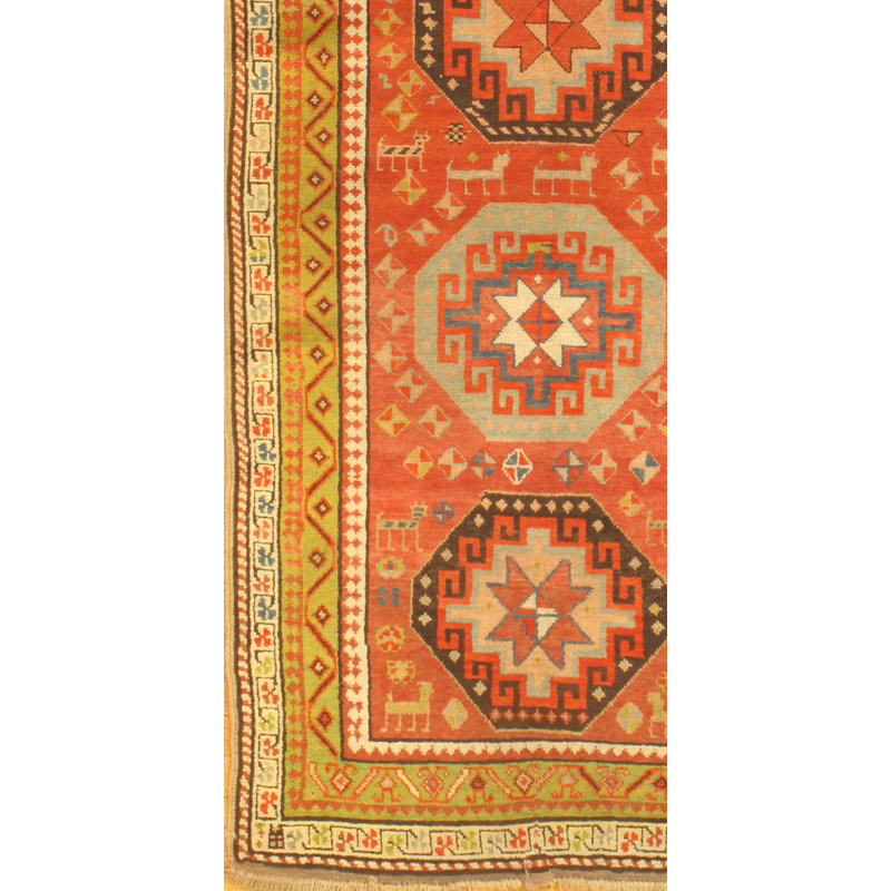 Kazak One-of-a-Kind 3' X 5'6" Hand Knotted Area Rug