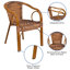 Chaise de patio en bambou et aluminium Nannie-33388872