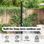 Outdoor Solar shower Black PVC and Aluminium Shower Cylindrical Heated