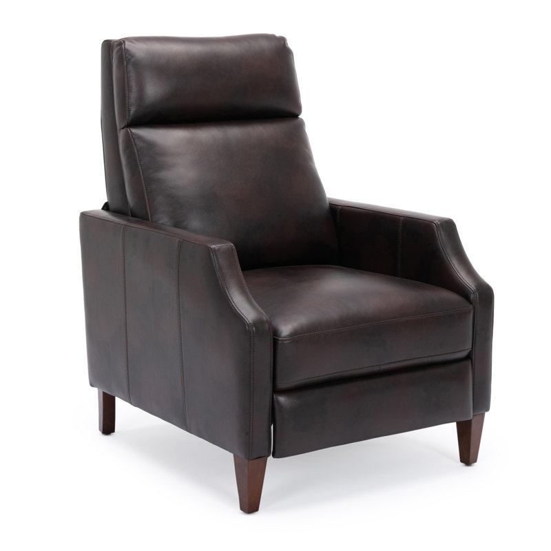 Fauteuil inclinable Biscoe, Similicuir brun