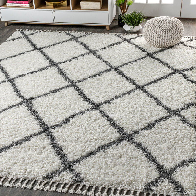 Tapis crème / gris Cantera, Rectangle 4pi x 6 pi