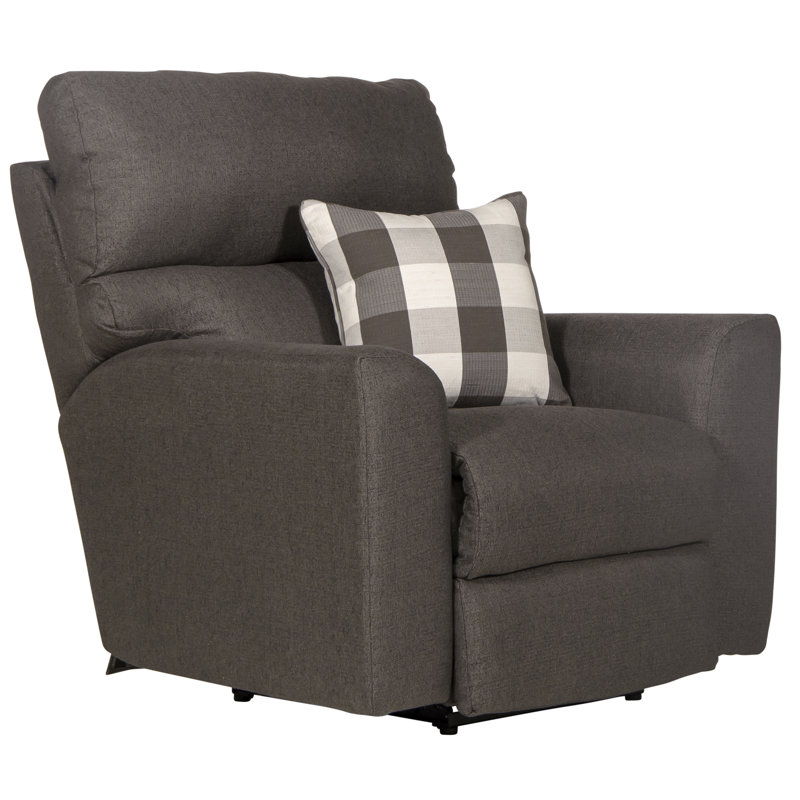 Kevana Power Recliner with Power Adjustable Headrest, Gray