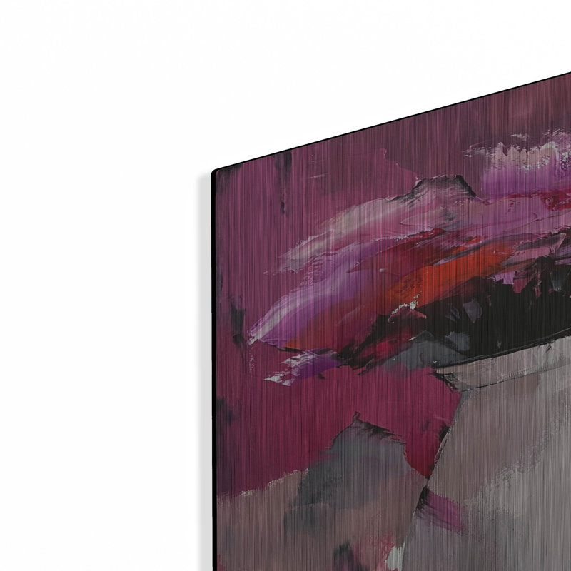 «Pink Bouquet» par Alexander Gunin, art mural en métal, H 36 po x l 24 po x P 0,2 po