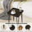 Accent Side / End Table, Waterproof Metal Structure, Great for Living Room-1262555541
