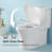 1000 Gram Map Flushing Score 1.1/1.60 One Piece Toilet, Elongated Comfort Height, Soft Closing Seat, Glossy White, Water Floor Mount White High Score, Water, Quick Installation