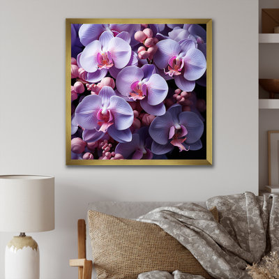 Orchidées mauves - impressions sur toile