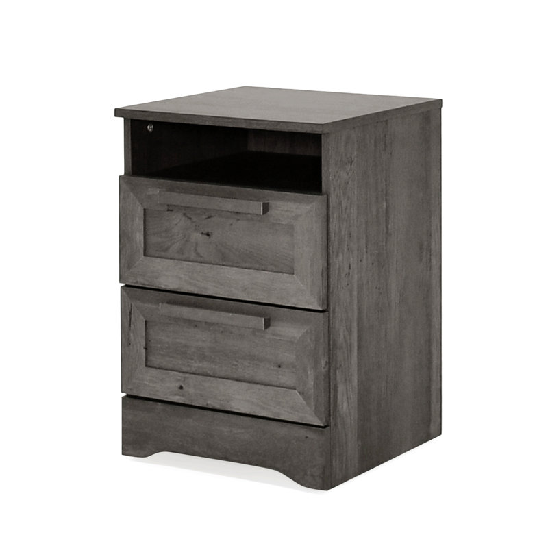 Frane 15.75'' W Nightstand, Gray