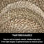 Tapis naturel tressé à la main-464624578