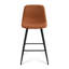 Tabouret de comptoir à dossier bas 26 po Seidman-1658532594