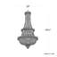 Camelot 41 Light 28in x 49.5in Pendant in Silver with Clear Optic Crystals-422617448