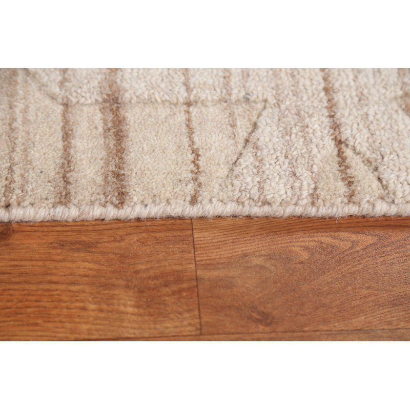 Tapis oriental géométrique Gabbeh noué à la main 5 x 8