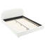 Lit tapissier en tissu de style crème, lit double simple moderne, grand-24426017-24424926