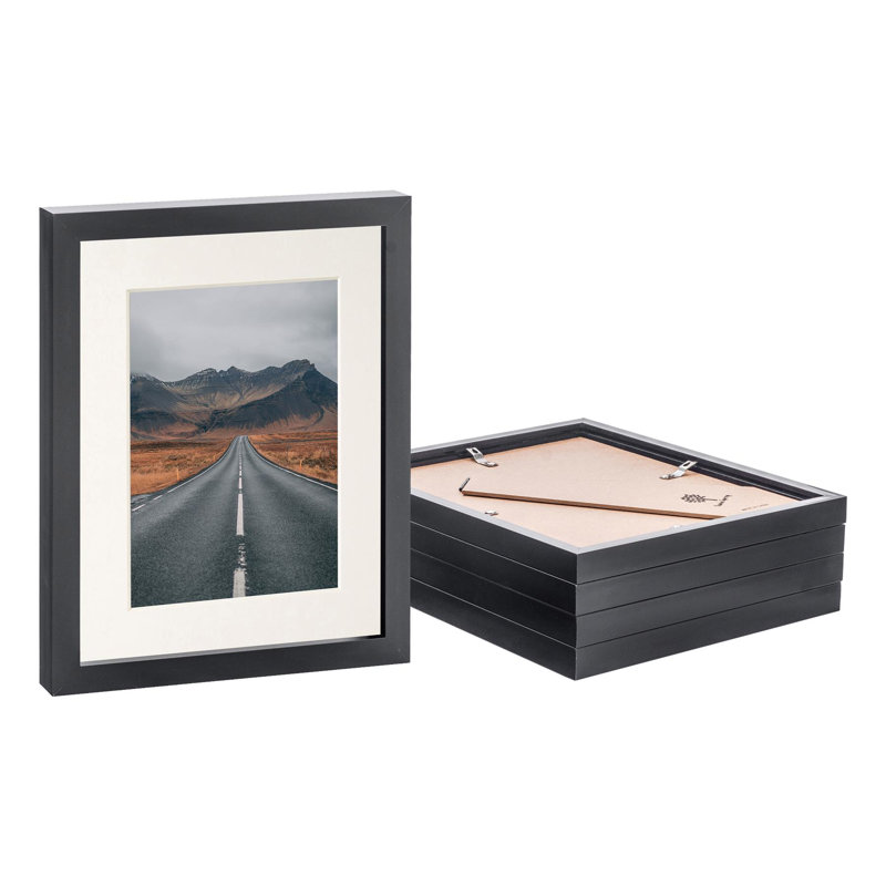 Photo Frames with 5" x 7" Mount - 8" x 10" - White/White, Black/Ivory