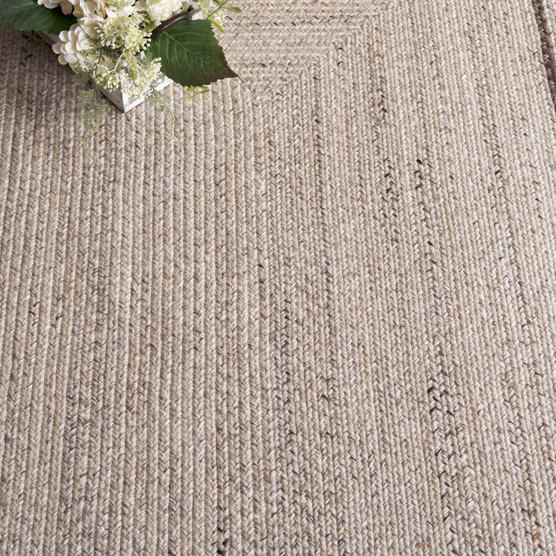 Braided 805 Hand Woven Pet Yarn Pile Geometric Rug, Rectangle 2'3" x 4'