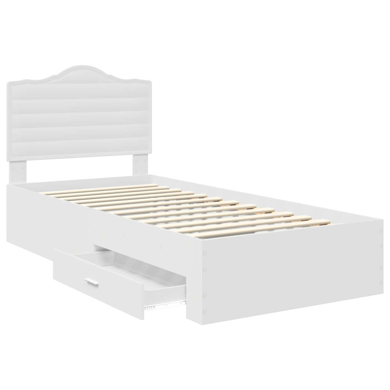 Bed Frame, Small Single (2'6), White