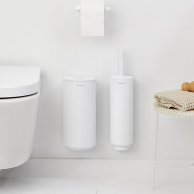 Brosse de toilette, porte-rouleau de papier toilette et distributeur de papier toilette Brabantia Mindset