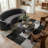 Rug Branch Montage Collection Modern Abstract Runner Area Rug (2X12 Feet) Abstract - 2'3" X 12', Grey-627453180