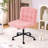 Modern Office Chairs with Wheels, Wide Seat Armless Swivel Task Chair for Home Office-2094752180