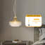 Lustre suspendu en forme de ventilateur 11,75 "Dia X 10" H