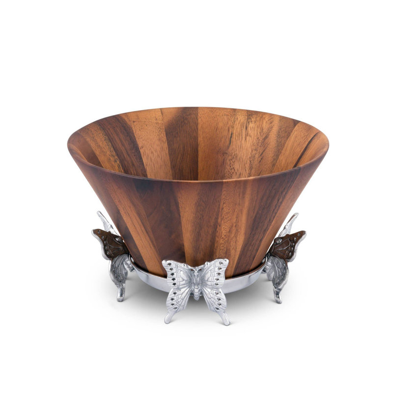 Coastal Wood Salad Bowl