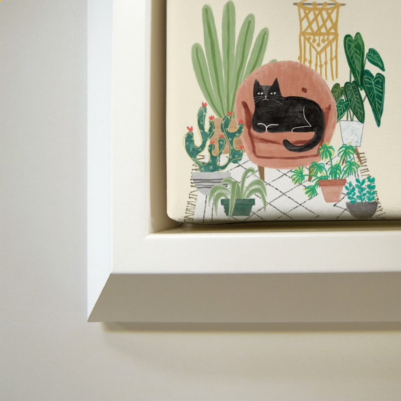 Urban Jungle III par Mary Urban - Impression sur toile, H 28 po x l 40 po, Blanc