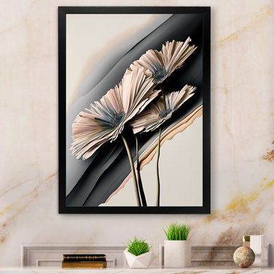 Gerbera hyperréaliste - reproduction d'art sur toile
