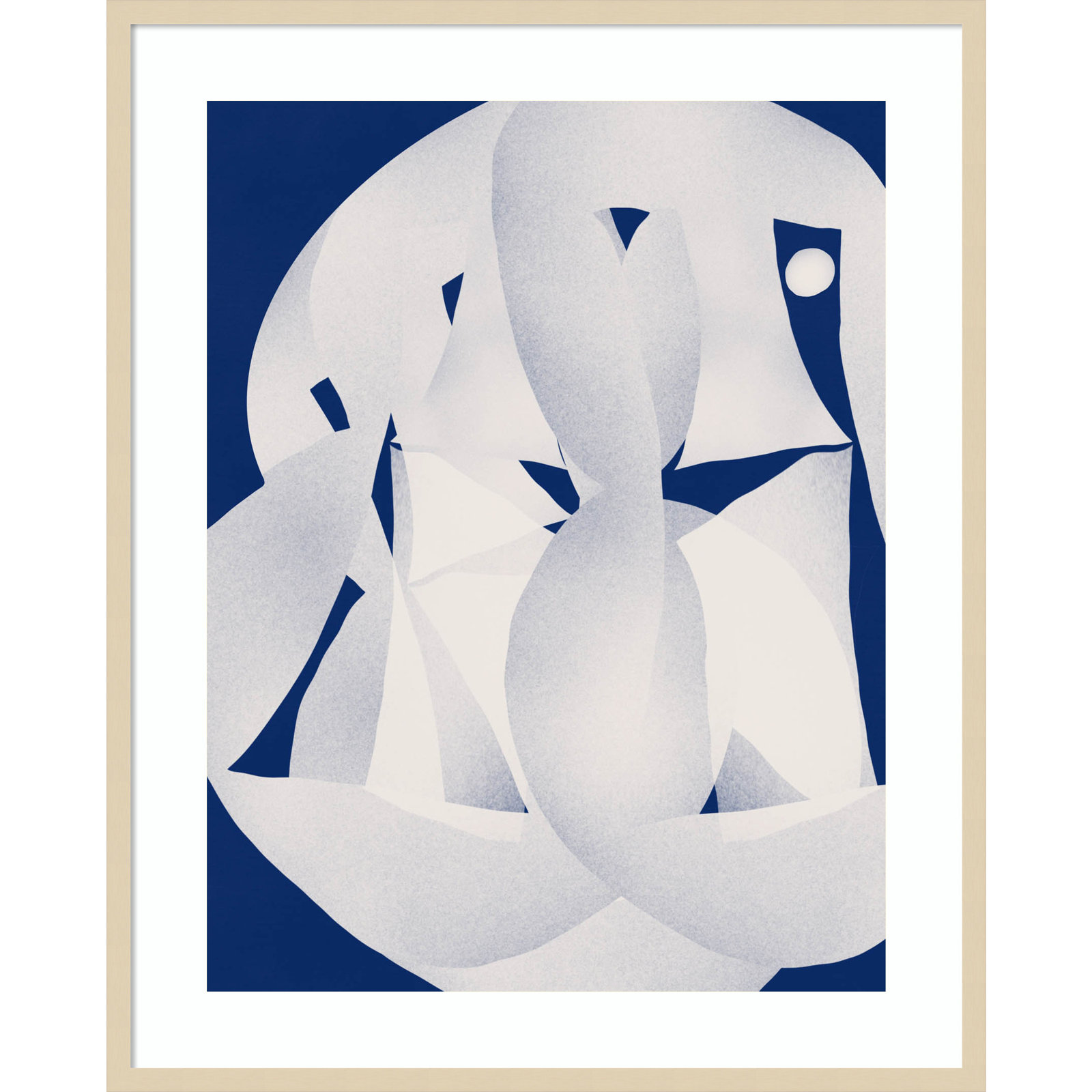 Louella "Paper Sculpture Abstract" Print, Brown, 41" H x 33" W