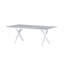 Jaleigh Rectangular Metal Outdoor Dining Table - 100 cm W 150 cm D-1043774311-1043774308