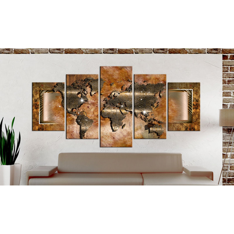 5 Piece Wrapped Canvas Print, 200 cm x 100 cm