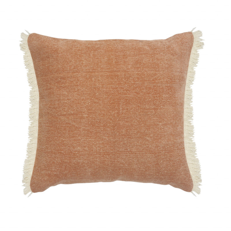 Coussin décoratif carré, Orange / Havane