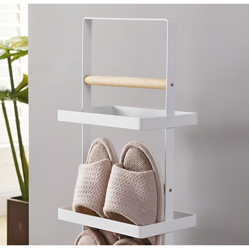 Étagère à chaussures multicouches, Blanc