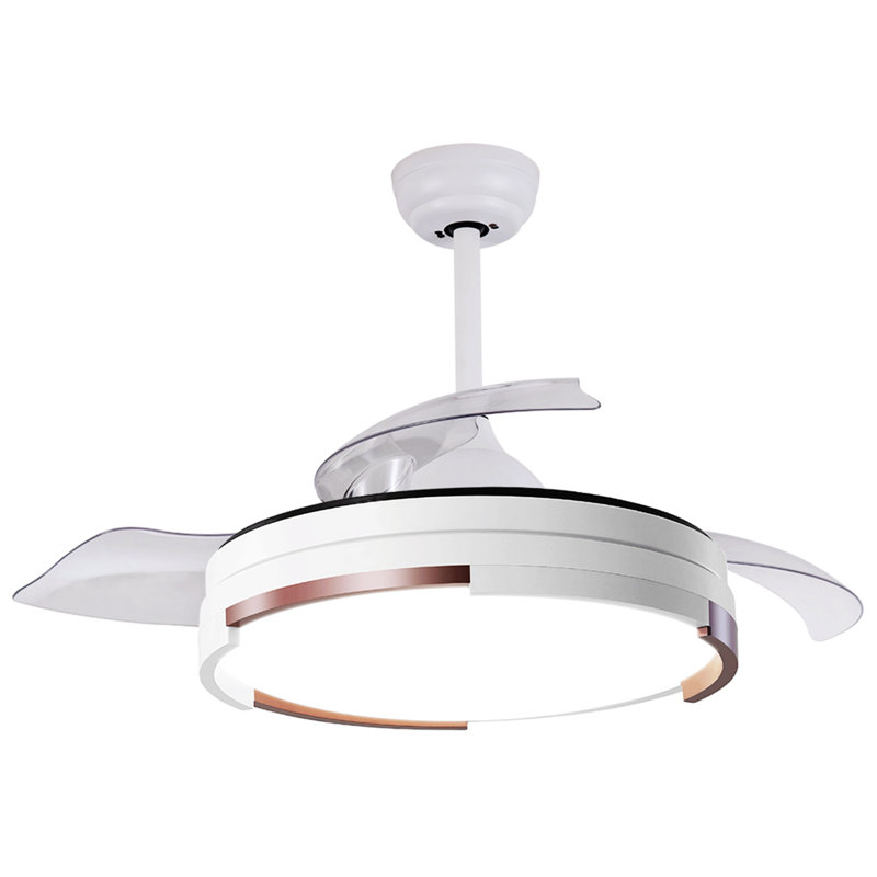 Ventilateur de plafond à lame de 41,96 po avec télécommande et ensemble d'éclairage inclus