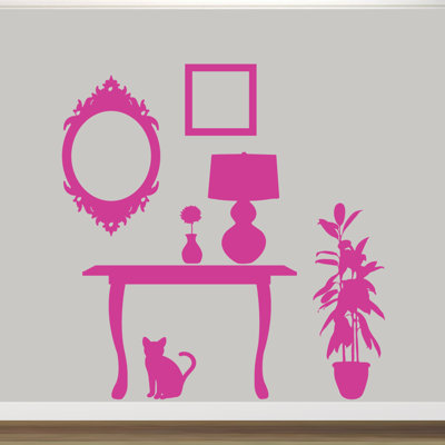 Abstract Non-Wall Damaging Wall Decal