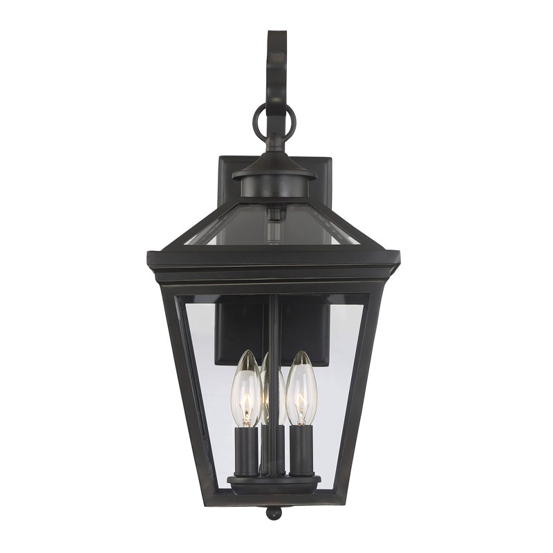Lanterne murale d'extérieur Emie, Bronze, H 19 po x l 9 po x P 9 po, 3 lumières