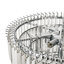 9 - Light Chandelier with Crystal Accents
