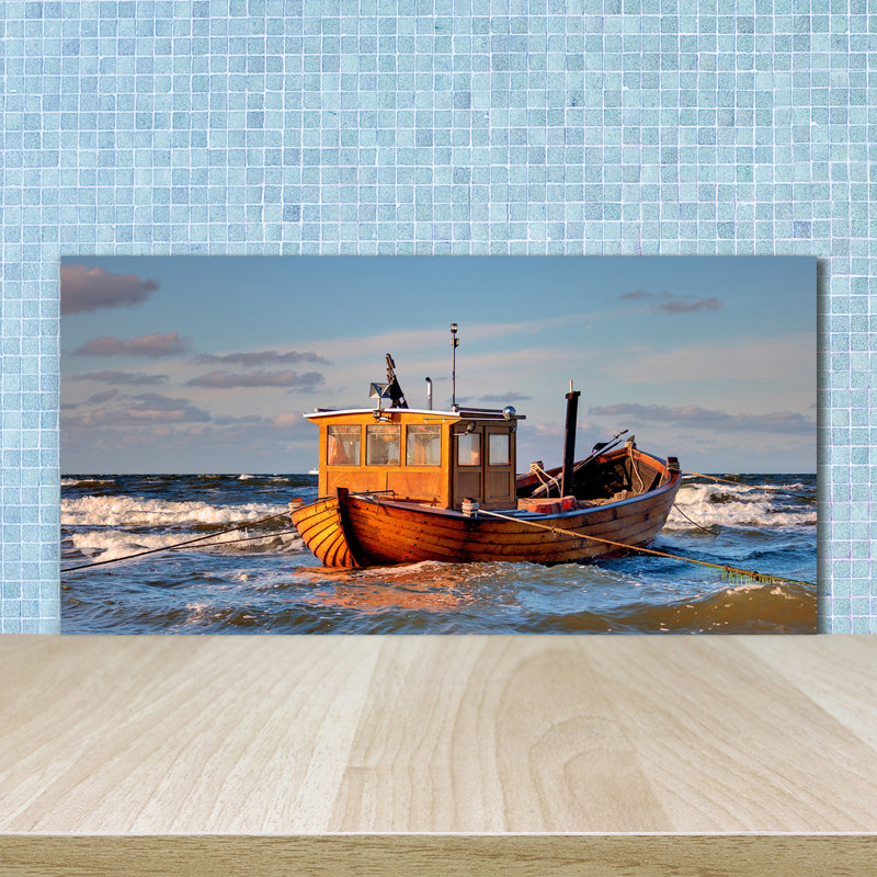50cm W x 100cm L Glass Peel and Stick Panel