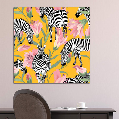 Striped For Life - Wrapped Canvas Print