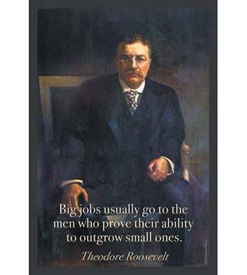 " Big Jobs Usually Go To… " Graphic Art Print
