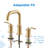 Kinzie 8 in. Widespread 2-Handle Bathroom Faucet with Metal Touch Down Drain-118673178