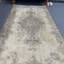 Tapis beige en patchwork de laine rétro 42,9 x 80,3 po