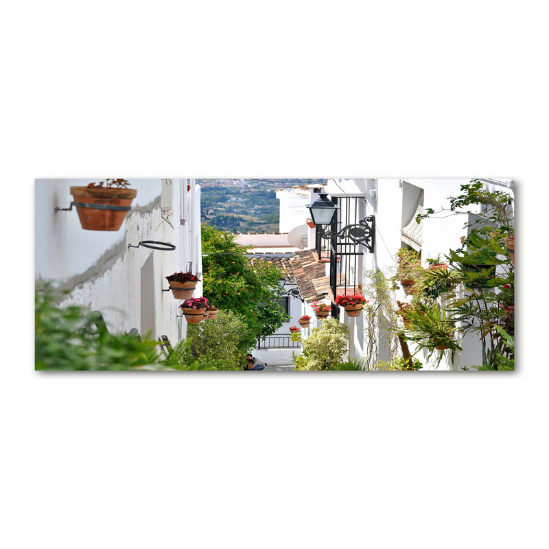 A Charming Street - No Frame Print on Canvas