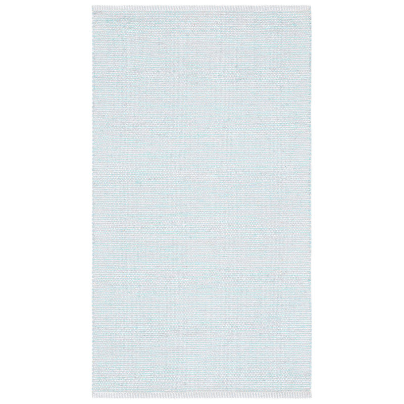 Tapis de couleur unie en coton tissé à plat Montauk, Rectangle 2 pi x 3 pi