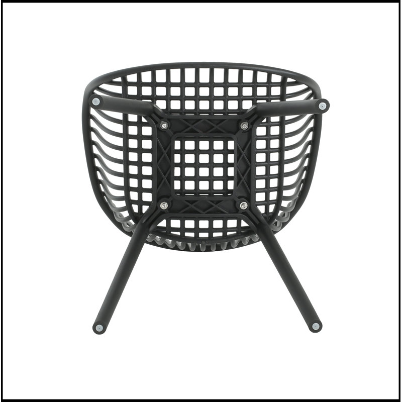Chaise Mykonos (ensemble de 2), Noir