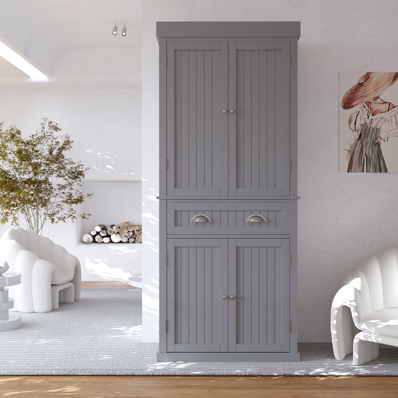 Balone 72'' Kitchen Pantry, Grey