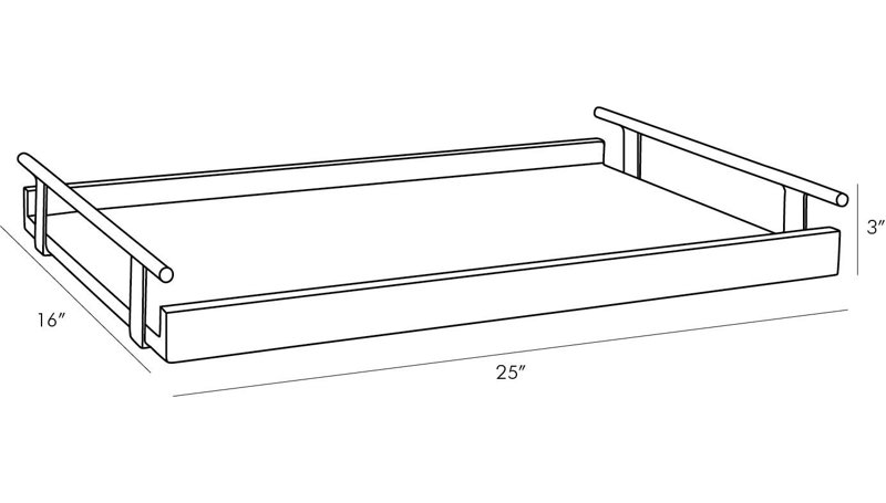 Archer Rectangle Decorative Tray