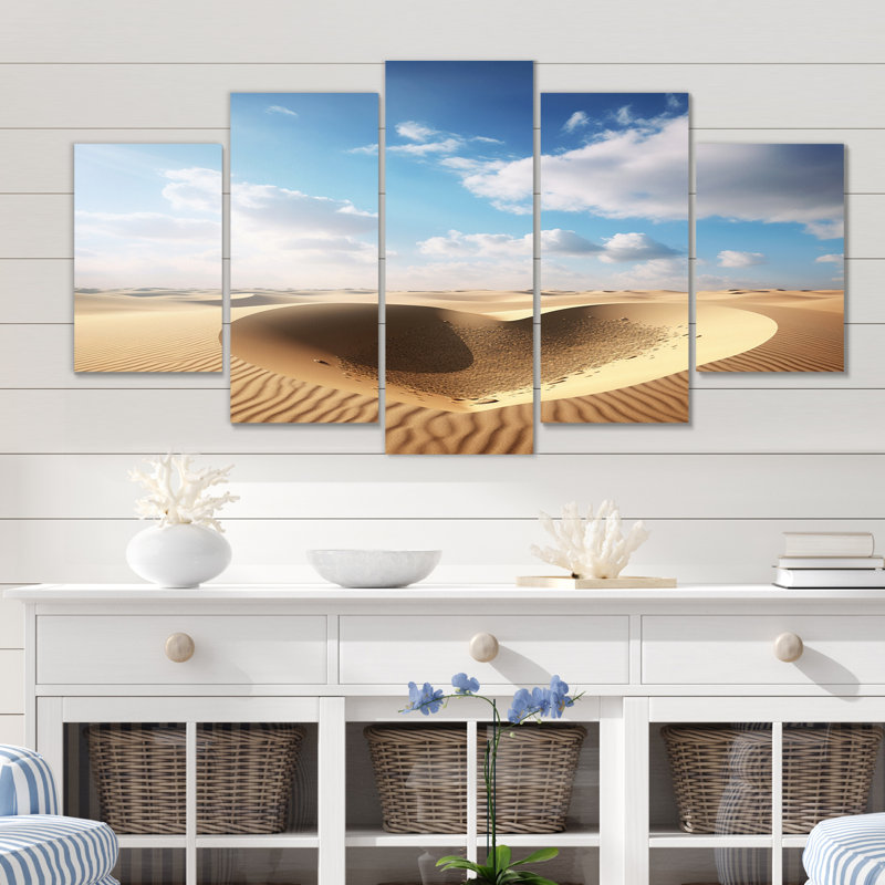 Maryha - art mural sur toile de plage - 5 panneaux